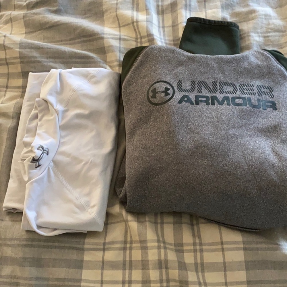 Boys sweatshirt and thermal long sleeve bundle